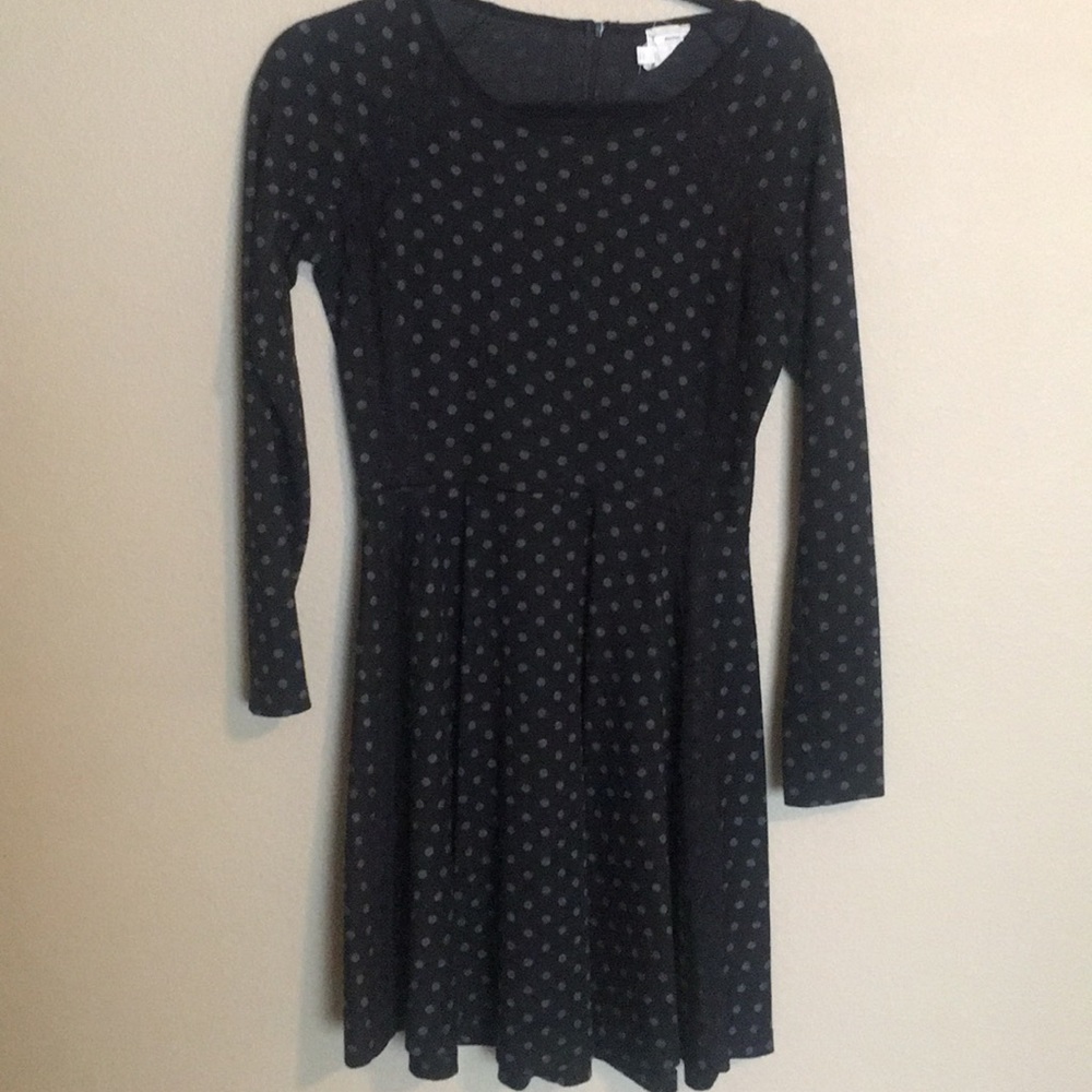 Anthro fit and flare dress